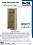 18"d & 24"d Deluxe Combination Storage Cabinets - Unassembled Models 1872 & 2472 (1830918)
